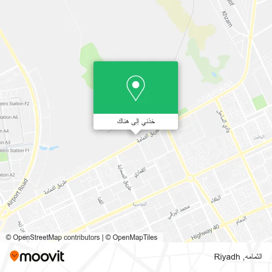 خريطة الثمامه