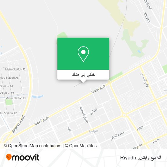 خريطة آلة بيع وايتس