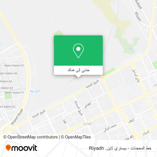 خريطة خط المعجنات - بيستري لاين