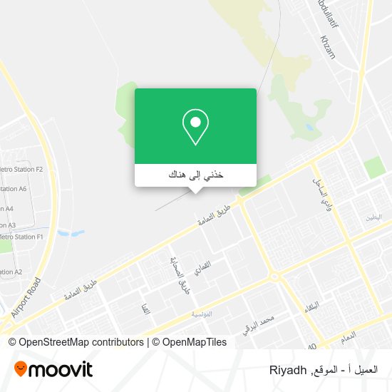 خريطة العميل أ - الموقع