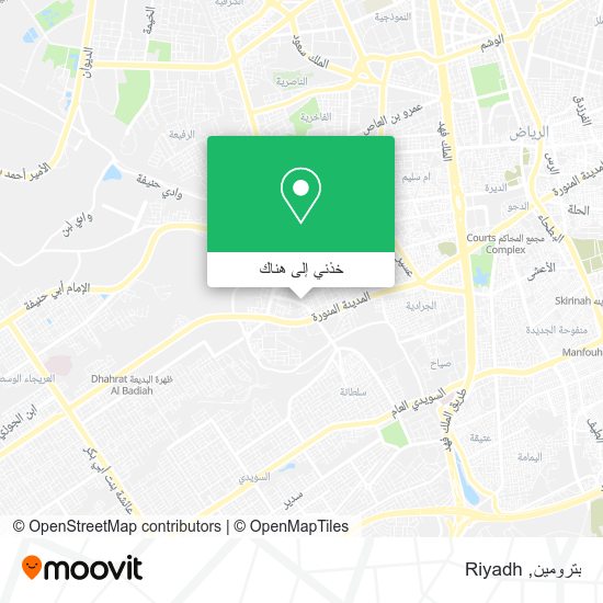 خريطة بترومين
