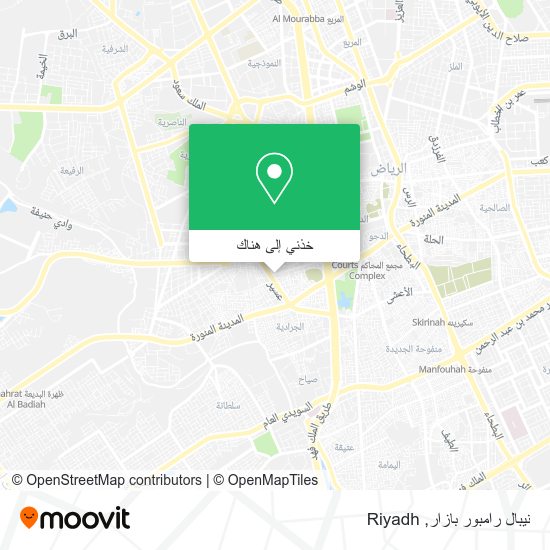 خريطة نيبال رامبور بازار