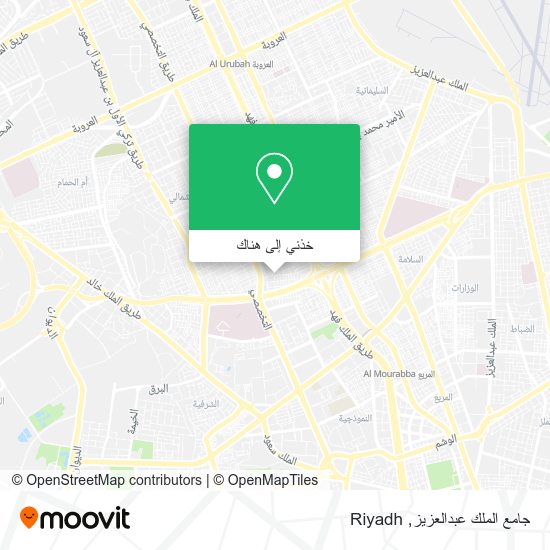 خريطة جامع الملك عبدالعزيز
