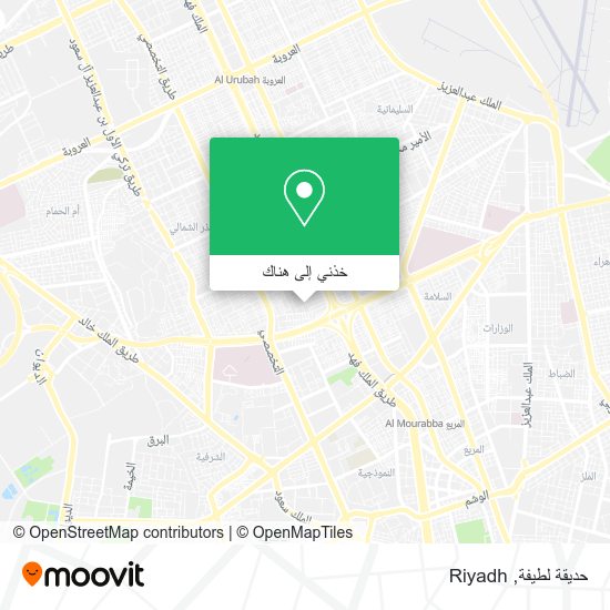 خريطة حديقة لطيفة