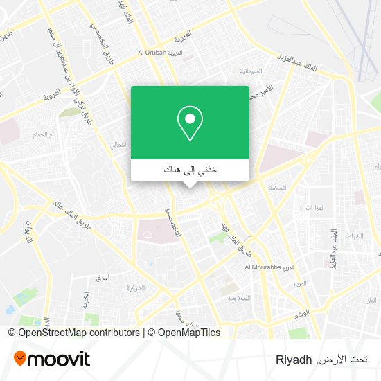 خريطة تحت الأرض