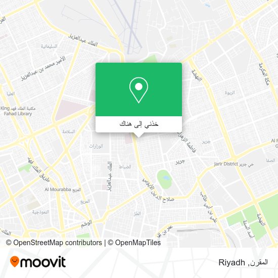 خريطة المقرن