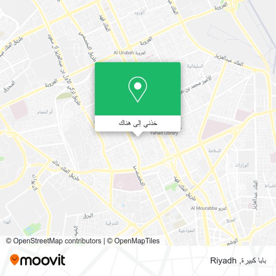 خريطة بابا كبيرة