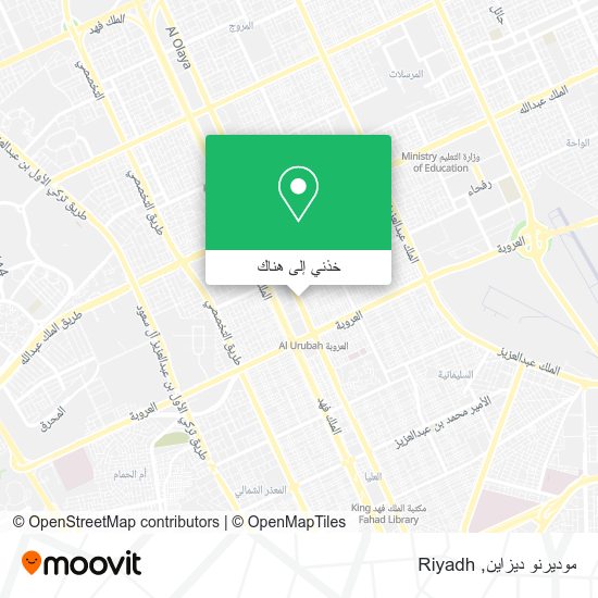خريطة موديرنو ديزاين
