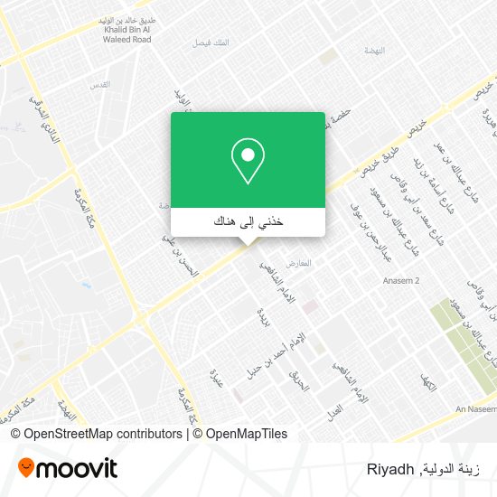 خريطة زينة الدولية