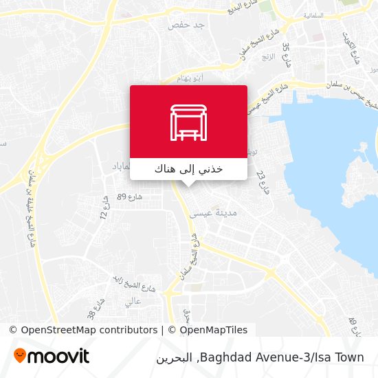 خريطة Baghdad Avenue-3/Isa Town