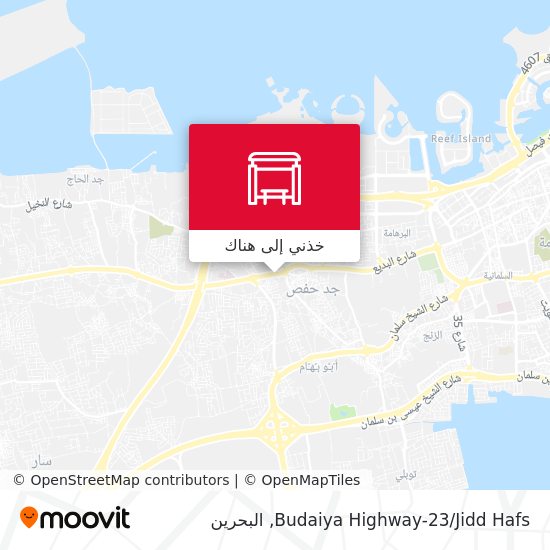 خريطة Budaiya Highway-23/Jidd Hafs