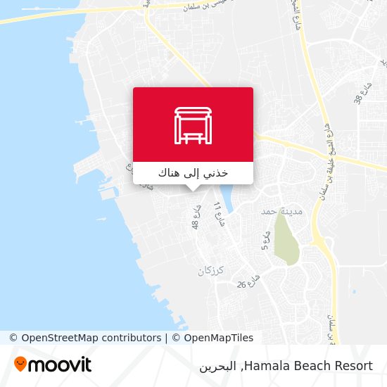 خريطة Hamala Beach Resort