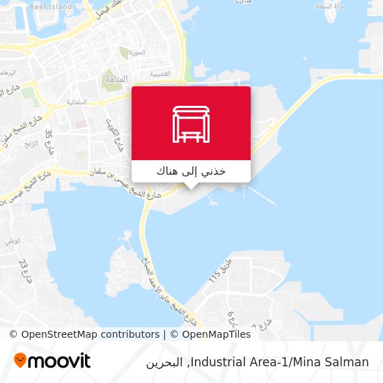 خريطة Industrial Area-1/Mina Salman