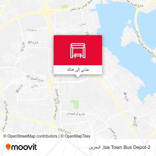 خريطة Isa Town Bus Depot-2