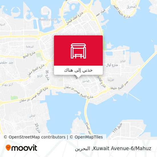 خريطة Kuwait Avenue-6/Mahuz