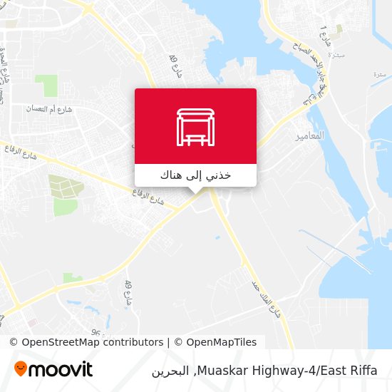 خريطة Muaskar Highway-4/East Riffa