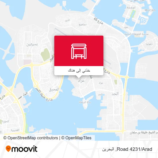 خريطة Road 4231/Arad