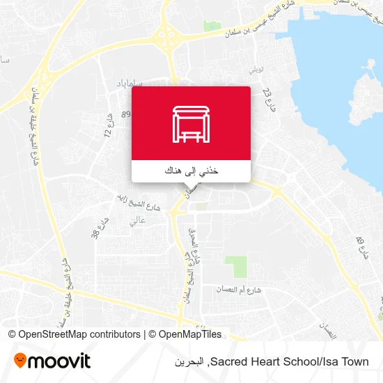 خريطة Sacred Heart School/Isa Town
