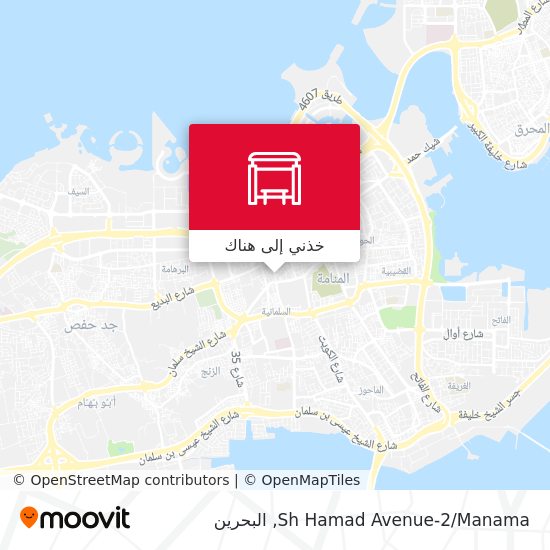 خريطة Sh Hamad Avenue-2/Manama