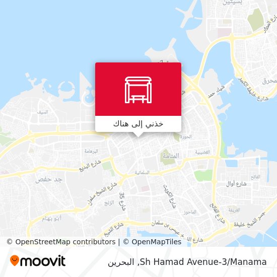 خريطة Sh Hamad Avenue-3/Manama