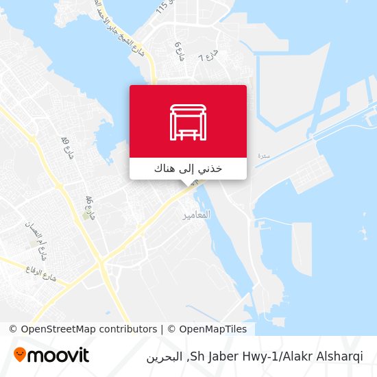 خريطة Sh Jaber Hwy-1/Alakr Alsharqi