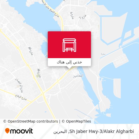 خريطة Sh Jaber Hwy-3/Alakr Algharbi