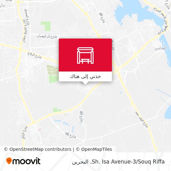 خريطة Sh. Isa Avenue-3/Souq Riffa