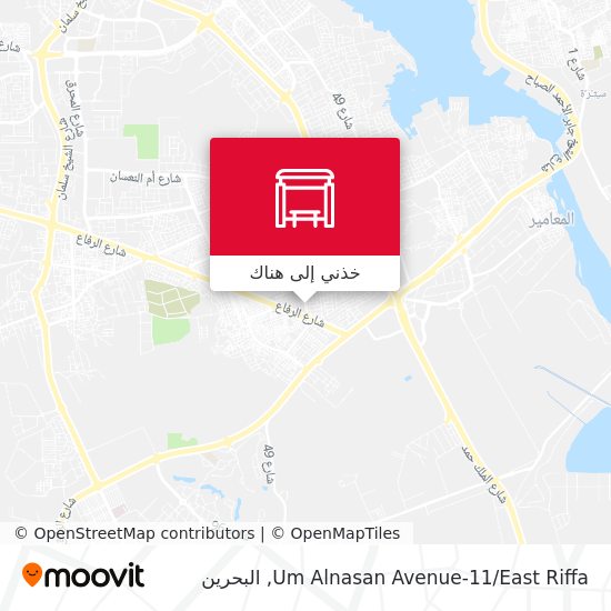خريطة Um Alnasan Avenue-11 / East Riffa