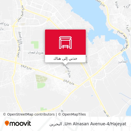 خريطة Um Alnasan Avenue-4/Hajeyat