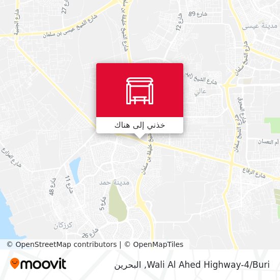 خريطة Wali Al Ahed Highway-4/Buri