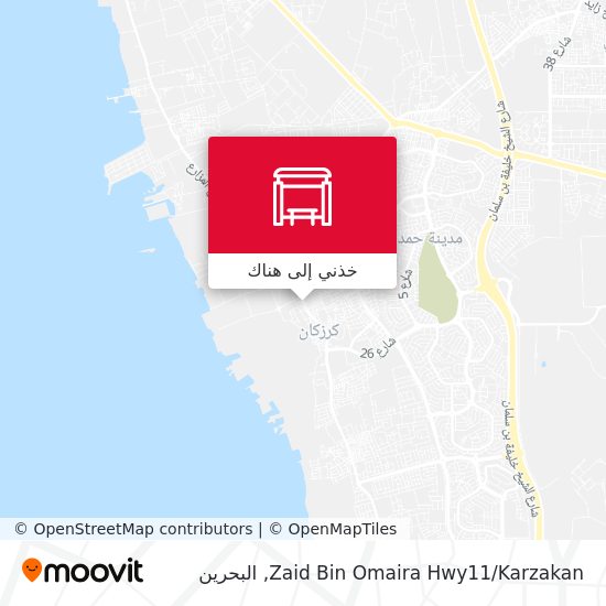 خريطة Zaid Bin Omaira Hwy11/Karzakan