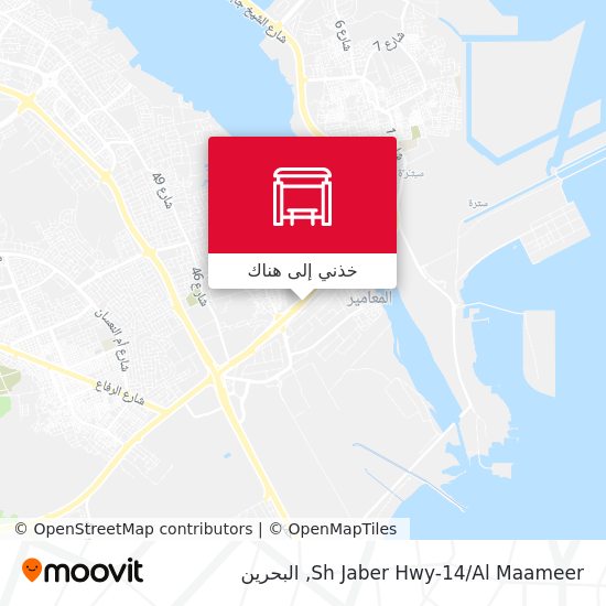 خريطة Sh Jaber Hwy-14/Al Maameer