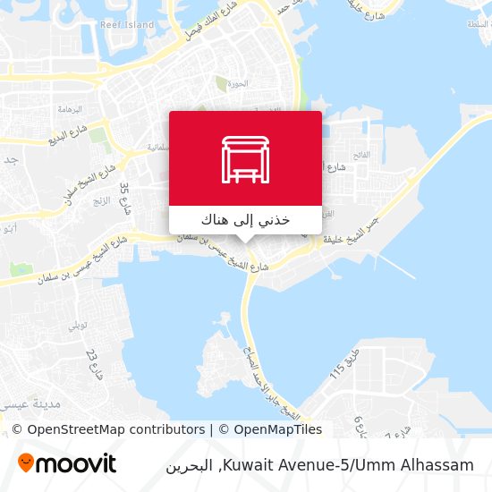 خريطة Kuwait Avenue-5/Umm Alhassam