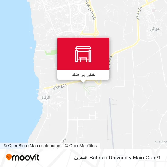 خريطة Bahrain University Main Gate/1