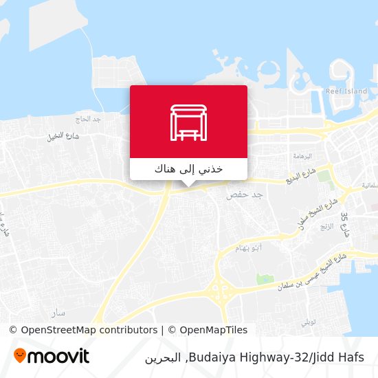 خريطة Budaiya Highway-32/Jidd Hafs