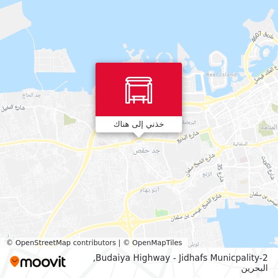 خريطة Budaiya Highway - Jidhafs Municpality-2