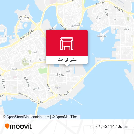 خريطة R2414 / Juffair