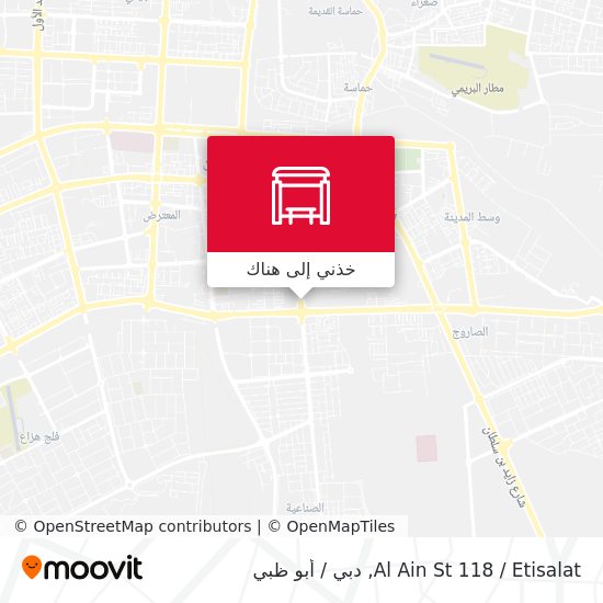 خريطة Al Ain St 118 / Etisalat