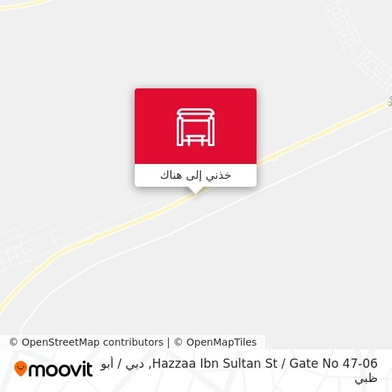 خريطة Hazzaa Ibn Sultan St  / Gate No 47-06