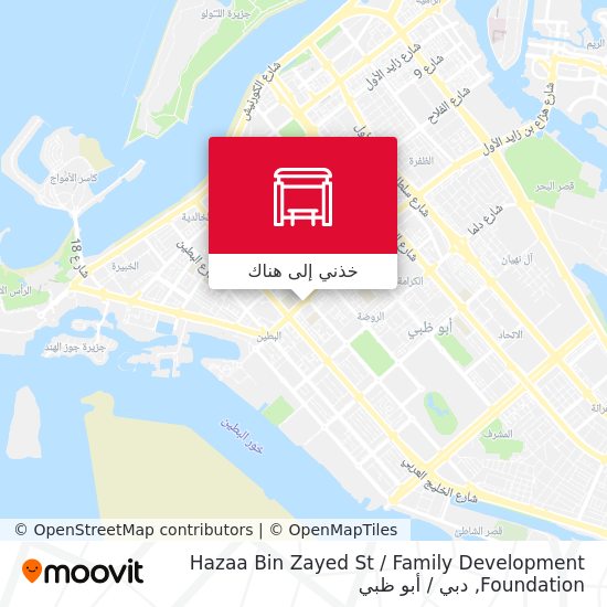 خريطة Hazaa Bin Zayed St / Family Development Foundation