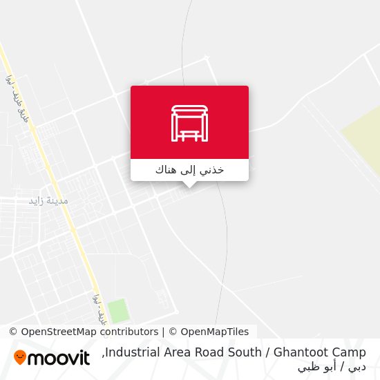 خريطة Industrial Area Road South / Ghantoot  Camp