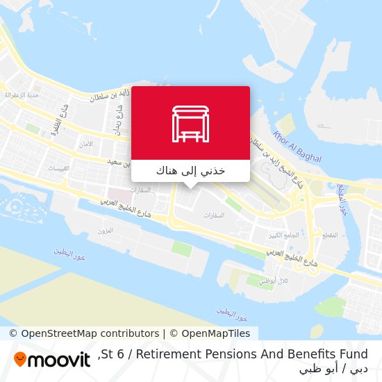 خريطة St  6 / Retirement Pensions And Benefits Fund