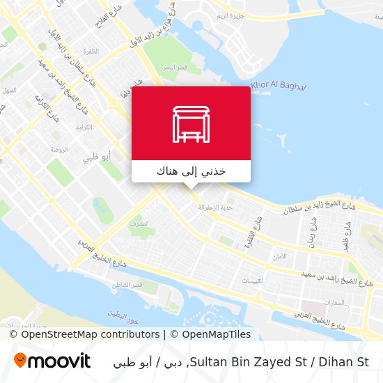 خريطة Sultan Bin Zayed St / Dihan St