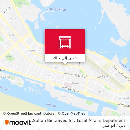 خريطة Sultan Bin Zayed St / Local Affairs Depatment