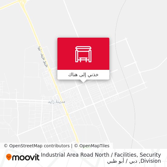 خريطة Industrial Area Road North / Facilities, Security Division