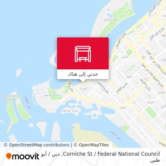 خريطة Corniche St / Federal National Council