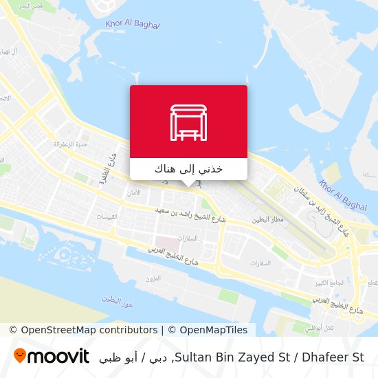خريطة Sultan Bin Zayed St / Dhafeer St