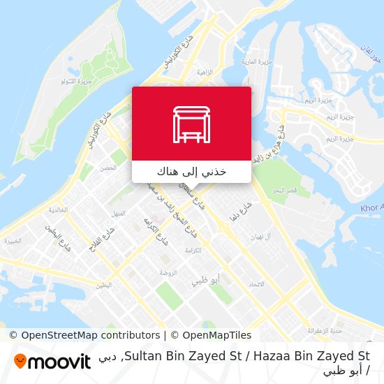 خريطة Sultan Bin Zayed St / Hazaa Bin Zayed St