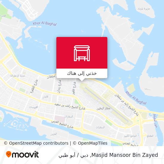 خريطة Masjid Mansoor Bin Zayed