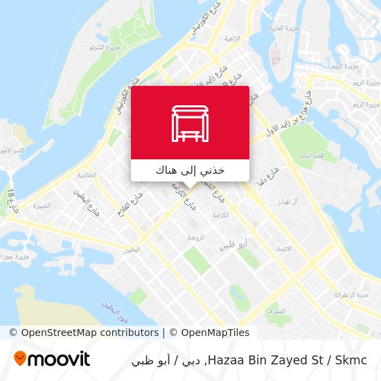 خريطة Hazaa Bin Zayed St / Skmc